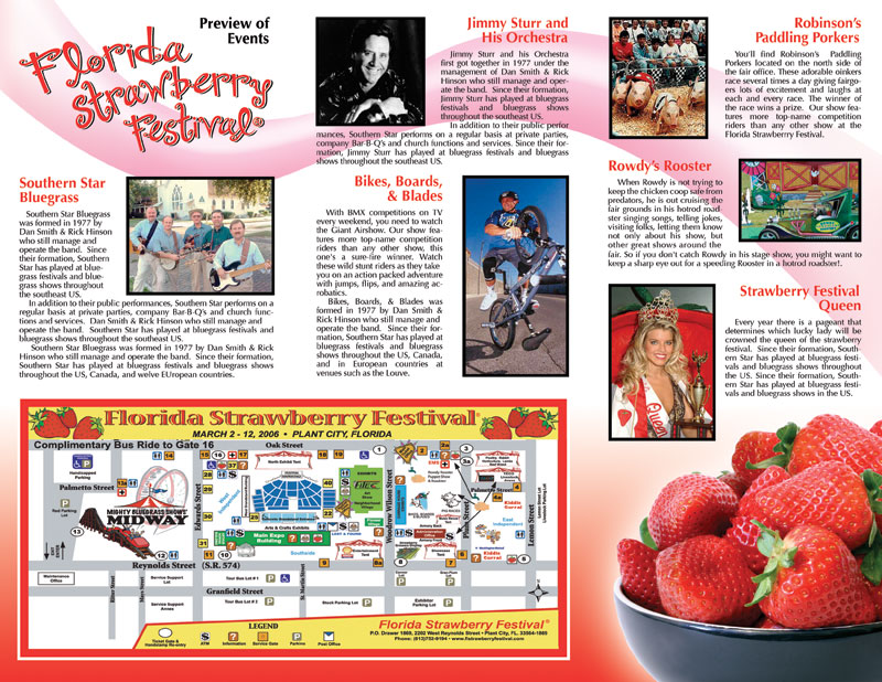 Strawberry Festival trifold - inside