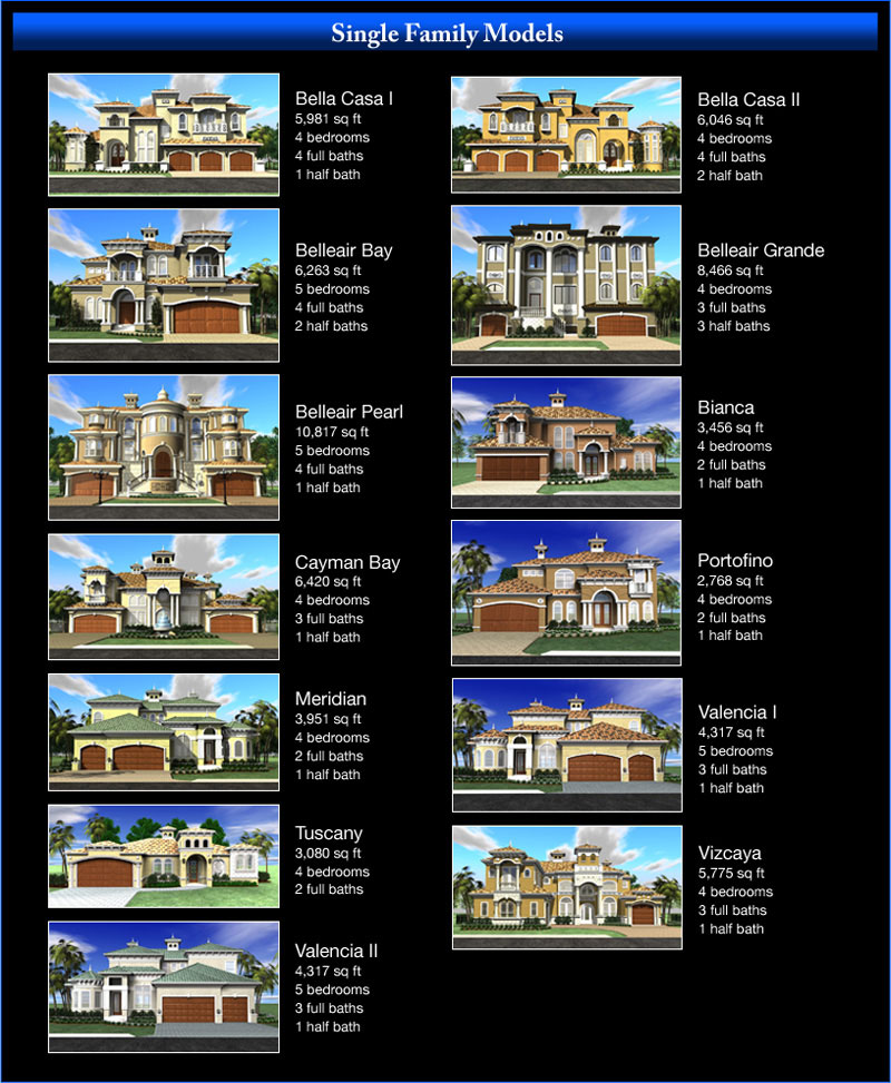 Single Family Models