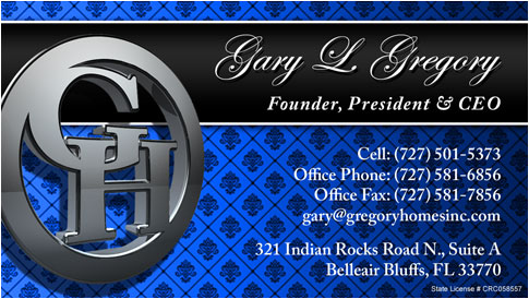 business card back