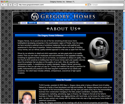 about us webpage