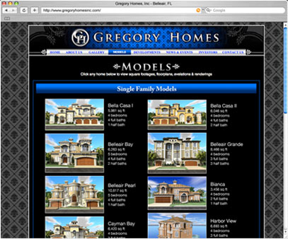 models webpage