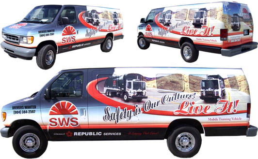 SWS van wrap