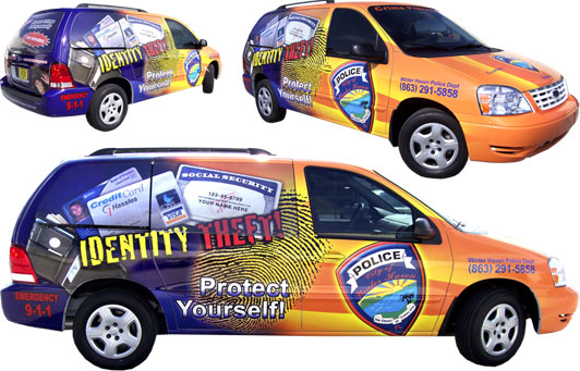 WinterHaven Police Dept van